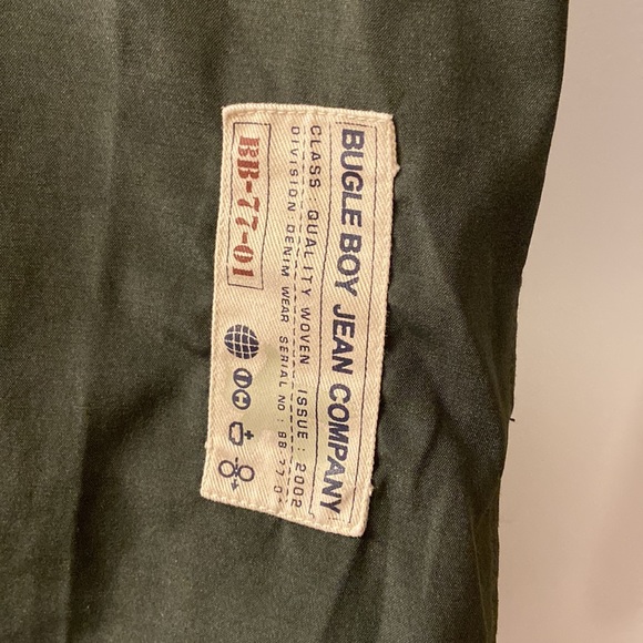 BUGLE BOY PLAID BUTTON UP SHIRT GREEN SIZE XL VINTAGE - Picture 5 of 9